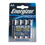 Batteri AA Lithium 1,5 V 4 Pack
