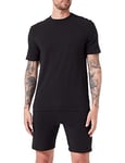 Calvin Klein Men's S/S Short Set 000NM2428E Pyjamas, Black (Black), S