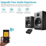 Bluetooth Audio Adapter, HIFI Bluetooth Receiver, Bluetooth to Phono RCA  