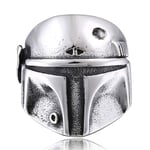 Mandalorian Helmet Full Personality Ring,Star Wars Empire Soldier Helmet Men's Personality Ring,Gift Cool Ring for Men