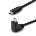 MicroConnect USB 3.1 Gen 2-kabel, USB-C rak till vinklad, 2 meter
