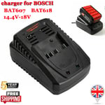 AL1820CV AL1860CV Li-ion Battery Fast Charger for Bosch 14.4V-18V Battery 3A UK