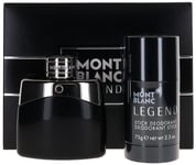 Legend By Mont Blanc For Men Set: EDT+Deodorant Stick (1.7+2.5)oz New