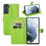samsung Samsung Galaxy S21 FE PU Wallet Case Green