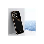 OnePlus Nord 3 5G musta suojakuori kullanvärisillä reunuksilla