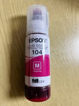 Epson 104 Magenta Ink Bottle 65 ml (J10)