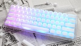 Ducky One 3 Aura White Mini Gaming Tastatur, RGB LED - MX-Red (US)