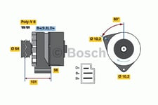 Generator Bosch - Mercedes - W201, L-serie