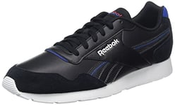 Reebok Men's Royal Glide Trail Running Shoes, Core Black Vector Red Vector Blue, 8 UK