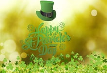 HD 7x5ft Happy St.Patricks Day Backdrop for Photography Mach 17Th Green Four-Leaf Clover Wooden Board Background Leprechauns Hat Kid Children Adult Photo Booth Shoot Vinyl Studio Props