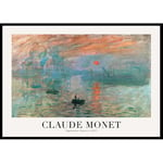 Gallerix Poster Impression Sunrise 1872 By Claude Monet 30x40 5513-30x40