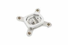 Aqua Computer 21871, Vattenblock, Acetal, Gjuten Aluminium, Silver, Gjuten Aluminium, Silver, Vit, Lga 1700, Rgbpx, 1/4"
