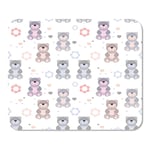 Mousepad Computer Notepad Office Gray Baby Toy Teddy Bears Pink Pattern Boy Abstract Home School Game Player Computer Worker Inch