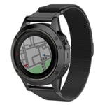 Milanese Loop Armband Garmin Fenix 6X Pro Svart