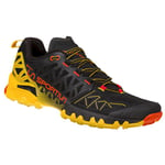 La Sportiva Bushido II GTX - Chaussures trail homme Black / Yellow 43