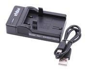 vhbw Chargeur USB de batterie compatible avec Nikon CoolPix 5000, 5400, 5700, 8700 batterie appareil photo digital, DSLR, action cam