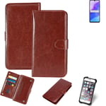 CASE FOR Huawei Honor 30 Lite BROWN FAUX LEATHER PROTECTION WALLET BOOK FLIP MAG