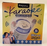 Ibiza KARAHOME-WH Stand-Alone Bluetooth “Karaoke” Speaker 120W