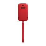 Apple läderfodral med MagSafe till iPhone 12 Mini, (PRODUCT)RED