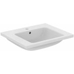 Ideal Standard - i.Life b - Lavabo pour meuble 61x51 cm, avec trop-plein, trou pour robinetterie, blanc T460501