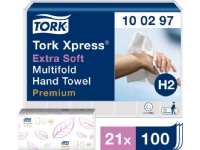 Staples Tork Xpress - Extra mjuk handduk med fyrkantig vikning - Premium
