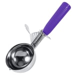 Ice Cream Scooper with Trigger, Stainless Steel Fruit Ice Cream Scoop Spoon with Plastic Handle, Ice Cream Scoop Metal(4.2CM)