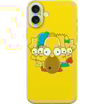 Apple iPhone 16 Plus Genomskinligt Skal Simpsons