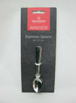 Windsor Espresso Coffee Spoons Spoon Stainless Steel Pack of 4 4ESPWDR/C
