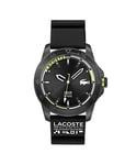 Lacoste Analogue Quartz Watch for Men with Black Silicone Bracelet - 2011203