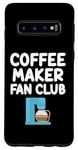 Coque pour Galaxy S10 Cafetière Fan Club Drip Espresso French Press Cold Brew