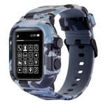 Apple Watch Series 3/2/1 42mm armor camo silicone watch band - Camouflage