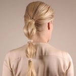 Corinne Hair Tie Metal Details 3-pack Cream 3 st