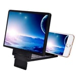 Beckye 3D Mobile Phone Screen Magnifier HD Video Amplifier for Smart Phones/Black