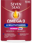 Seven Seas Omega-3 Fish Oil and Multivitamins Women 50+ - 30 Capsules and 30 tab