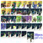 38st Zelda Amiibo :tears Of The Kingdo Zelda Ghost God Sword Equipment Crossover Card Switch Nfc Game Chip 38pcs mini card