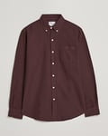 Colorful Standard Classic Organic Oxford Button Down Shirt Oxblood Red