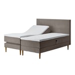 Tempur Relaxation Ställbar Säng Sängpaket 160x200 Beige