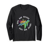 Save The Ocean Earth Day Nature Lover Turtle Men Women Kids Long Sleeve T-Shirt