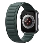 Dux Ducis BL Series - Apple Watch 9/8/7/6/5/4/3/2/1/SE/Ultra/Ultra 2 - 49/45/44/42mm - Magnetisk twill urrem - Evergreen