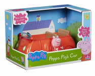 Peppa Pig RED FAMILY CAR - Push Along Vehicle With FIGURE - NEW