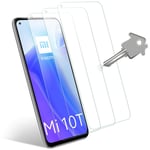 Wonantorna Tempered Glass Compatible with Xiaomi Mi 10T 5G/Mi 10T Pro 5G Screen Protector, [3 Pack] [Easy Installation] Glass Screen Protector Compatible with Xiaomi Mi 10T 5G/Mi 10T Pro 5G