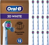 Oral-B Pro 3D White Electric Toothbrush Head, X-Shaped Bristles and Unique Polis