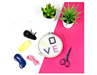 Gift Republic DIY Kits-Cross Stitch, Multi-Coloured, One Size