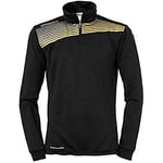 Uhlsport 100213403 Sweat-Shirt Homme, Noir/Or, FR : M (Taille Fabricant : M)