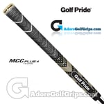 NEW - Golf Pride MCC Plus 4 Teams Midsize Grips - Black / Gold x 13