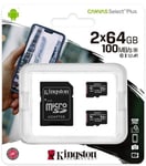 64GB x 2 Canvas Select Plus micro SDXC UHS-I