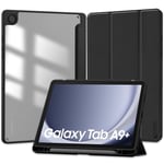 Samsung Galaxy Tab A9+ (Plus) Tech-Protect SC Hybrid Fodral med Stylus Pen Hållare - Svart / Genomskinlig