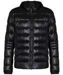 Canada Goose Mens Crofton Padded Down Hooded Coat - Black - Size X-Large