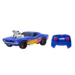 HOT WHEELS 1:16 Scale RC Rodger Dodger Toy Car, Special 50th Anniversary Edition Remote Control Vehicle, HTP54