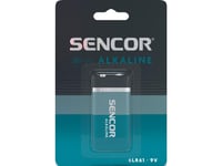 Sencor Alkaline Batteri, 6Lr61, 6Lr61, 9V, Sencor, Blister, 1-Pack
